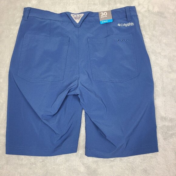 COLUMBIA PFG Slack Tide Shorts Men's Size 30 Carbon Omni Shield UPF 50 - Picture 2 of 10